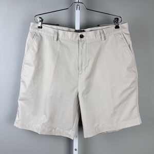 Adidas‎ Climacool Stretch Golf Shorts Mens Size 38 Cream 8.5" Inseam